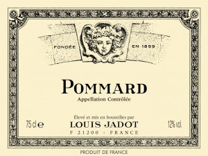 Label  Louis Jadot pommard