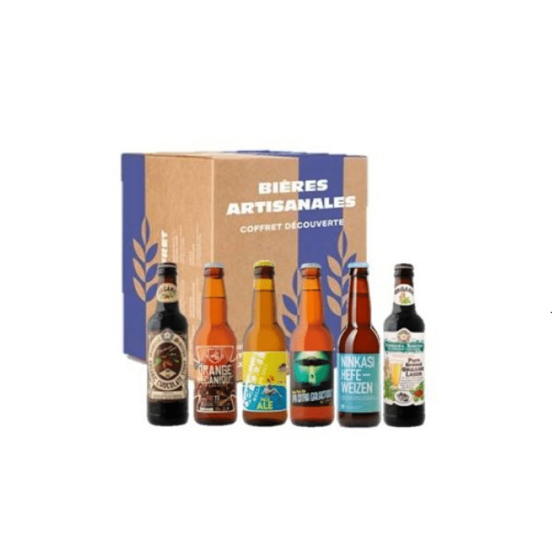 COFFRET 6 BIÈRES ARTISANALES FRANÇAISES SPÉCIAL FÊTE DES PÈRES +